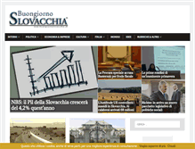 Tablet Screenshot of buongiornoslovacchia.sk